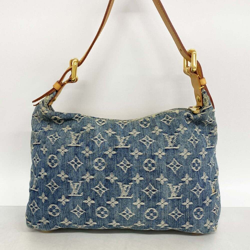 Louis Vuitton | Bags | Louis Vuitton Monogram Denim Baggy Pm Shoulder ...